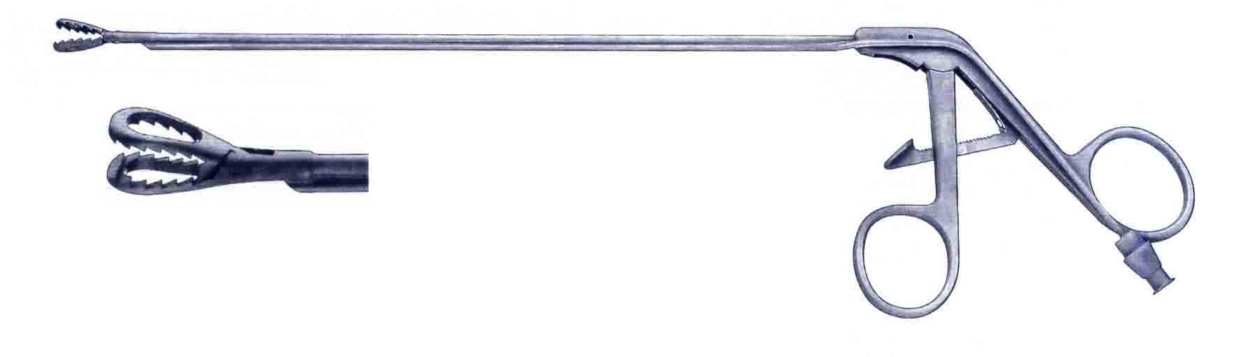 LARİNGESKOP KAVRAMA  FORSEPS ASPİRATÖRLÜ 22CM